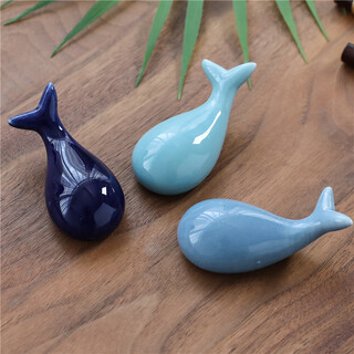 Runkailin 3-pack chopstick holder, chopstick holder, japanese-style ceramics, cute chopstick drag pillow, japanese creative pen holder, chopstick holder, dining table, japanese-style whale three-pack