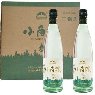 Xiaojiaolou 42 degrees 45 degrees strong aroma white wine red fulu xiaojiaolou erguotou chinese and foreign famous wine sichuan liquor full box gift 42 degrees 500ml 12 bottles erguotou full box