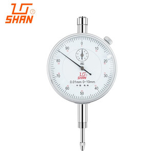 Gui quantity dial indicator 0-10mm small dial lever dial indicator high-precision digital display dial indicator head table base gl124 peach type 0-10mm