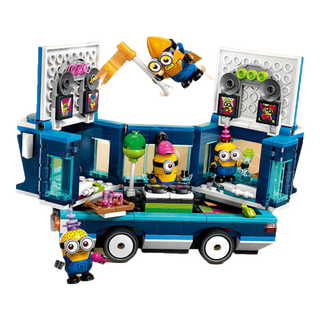95% new lego building block assembly 75581 minion party bus 7 years old + boys and girls children's toys birthday gifts new
