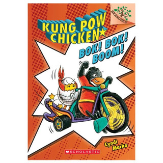 英文原版  Kung Pow Chicken 宫保鸡丁2  赠音频 全彩趣味爆笑桥梁章节书蓝思550-590L 6-12岁 学乐大树Branches系列美国学乐出版社  小学教辅