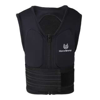 Cavassion official direct selling equestrian armor for children and men and women riding protective equipment knight anti-fall vest breathable black 110