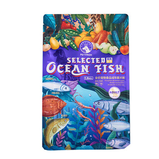 Baifu dog food deep sea manor salmon adult dog food fish flavor natural general food golden rabbit shepherd teddy and other general deep sea manor adult dog food 6kg