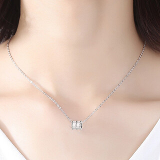 Pt950 platinum necklace women's platinum pendant gift small waist model platinum necklace + platinum pendant