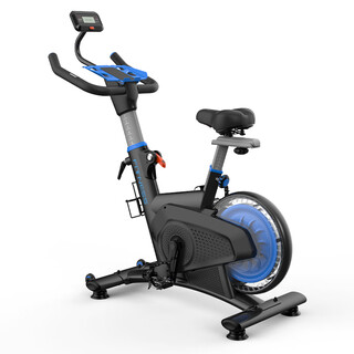 Fuou indoor intelligent magnetic spin bike home game silent sports bike exercise fitness equipment black