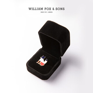 Nanzhi williamfoxsons brand brooch 18k gold-plated design three-color fox standard version
