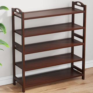 Lohas time nanzhu shoe rack at the door multi-layer household shoe storage rack dormitory simple flat dustproof multi-function shoe rack 5 layers 80cm can hold 20 pairs of shoes. recommended by the store manager