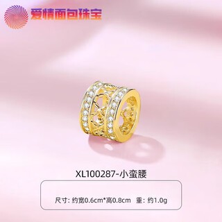 Dl 1998 fat donglai same style 18k gold pendant without chain natural pearl four-leaf clover necklace for women k yellow l gold and ltian (gold single pendant) xl100287-small waist