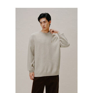 Peacebird men's sweater casual autumn sweater men's autumn sweater lazy texture beige 1 l