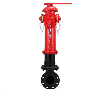 Green fire extinguisher outdoor ground fire hydrant model ss150/80mm pressure level 1.6map with elbow and wrench unit station