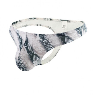 Confidential shipping of adult beauty things, trendy men's sexy low-waisted thong u convex bag, fashionable and sexy youth t-pants ga xl snakeskin
