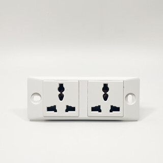 Shantou lincun multifunctional 3-hole 10a industrial assembly line socket aging rack row 118 type two-person 6-hole old two-person small board three-hole 115*44