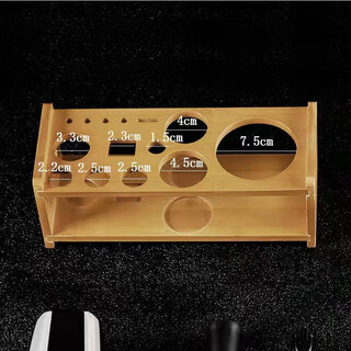 Huaxing bartending tools cocktail tool storage rack bartending equipment display rack wooden rack bartender rack