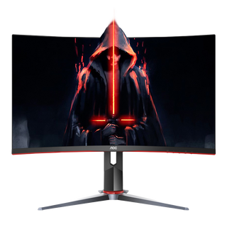 90% new aoc 27-inch 2k innovative curvature 1500r wide color gamut 144hz hdreffect technology ergonomic stand gaming e-sports curved monitor cq27g2