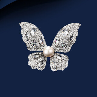 Marco bizzarri light luxury brand butterfly brooch, high-end female exquisite corsage, anti-exposure pin, suit accessories, birthday gift, valentine's day gift for girlfriend, birthday gift for wife