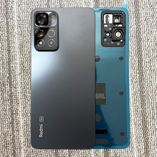 Suitable for redmi note11pro original glass back cover note11pro + original mobile phone battery cover rear screen note11pro mysterious black mirror with accessories frame