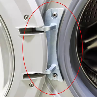 Suitable for midea little swan washing machine original door hinge, door hook, door buckle, hinge switch, door handle accessories, original door hinge (please send the machine model to customer service)