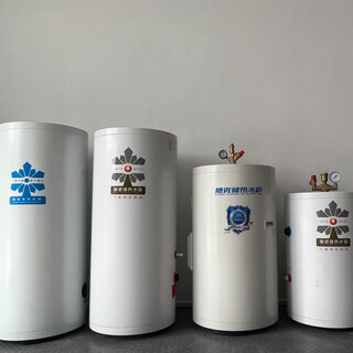 Air source heat pump water tank air conditioner stainless steel enamel pressure-bearing thermal insulation buffer water tank 1000l pressure-bearing double cycle 304 stainless steel liner d