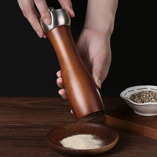 Lekali pepper grinder grinder household coffee powder sea salt seasoning bottle manual black and white pepper grinder pepper grinder 8-inch large model