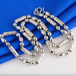 Qianying jewelry platinum necklace men's pt950 platinum chain gold jewelry women's thick dragon pattern dragon pillar strong long style plain chain for husband and boyfriend's birthday gift weight 20-21g approximately 48-51 cm long