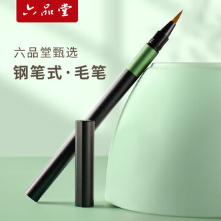 Liupintang's new pen style brush for beginners, soft pen calligraphy, small regular script, wolf hair brush, calligraphy practice, copybook, special replaceable ink bag, adult portable beautiful pen, lin fu brush
