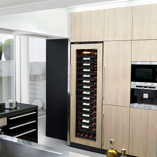 Vansney specializes in imported fully embedded wine cabinet eurocave constant temperature wine cabinet wine beverage cabinet cold drink beer refrigerated storage cabinet fresh storage cabinet refrigerated cabinet v-insp-l external door