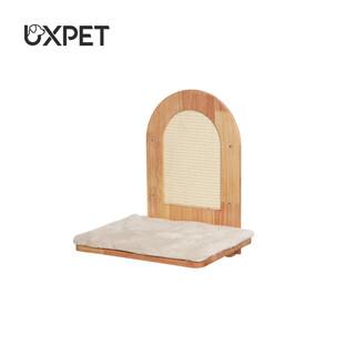Uxpet solid wood cat climbing frame wall-mounted cat wall-mounted cat jumping platform space capsule wall-mounted hammock punched does not occupy space sisal solid wood hammock hot-selling model punched model