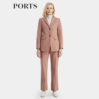 Торговый центр ports baozi в том же стиле ранней осенью, новый женский дубово-коричневый минималистичный костюм ld9j087qwf060 дубово-коричневый xs (2)