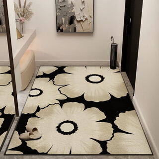 Gudie french entry door floor mat 2023 new living room door mat can be cut to enter the entrance hall and is stain-resistant huaman special-shaped customization contact customer service