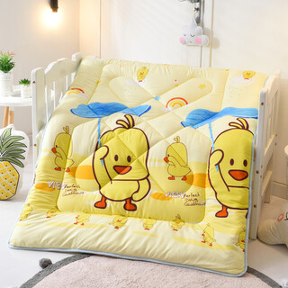 Golden cotton era baby quilt winter pure cotton children's quilt kindergarten thickened autumn and winter quilt baby nap small quilt warm quilt yangma recommended little yellow duck yangma recommended 120*150cm 3.2jin jin equals 0.5kg winter quilt
