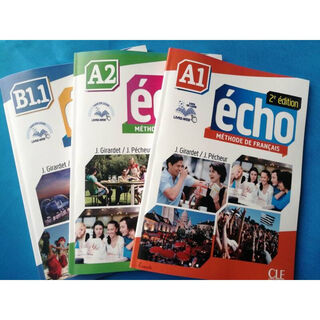 法语教材Echo A1 A2 B1.1/B1.2第二版 配音频 A1【1本】