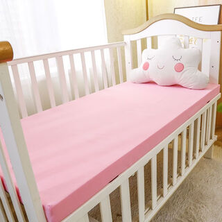 Babypure shine baby mattress newborn children sponge mattress four seasons universal kindergarten nap mat baby tatami mattress pink 4 cm thick encryption model moderate soft and hard 60x110cm