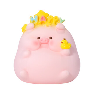 A collection of children's birthday gifts, dinosaur piggy bank, children's boys and girls dinosaur ornaments, can enter and exit, anti-fall piggy bank, small pig and duck (about 17cm high) 1