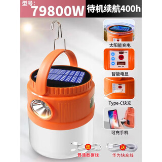 Jiaxiaoyou german imported quality emergency light home lighting power outage backup camping light solar outdoor light super long-lasting exclusive-79800w 400 hours battery life dual light sources