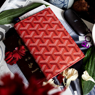 赛乐透护照夹男女通用保护套护照包高级登机牌出国旅行收纳包证件包卡包 中国红护照包
