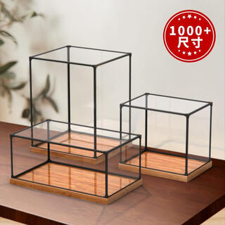 Acrylic animation figure display box gift box all-in-one model storage box building block dust cover transparent display stand length, width and height 35x35x35cm