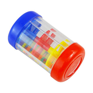 网童奇贝儿童打击乐器全套装奥尔夫教具专业音乐早教串铃响板碰铃鼓双响筒 一节雨声筒一个