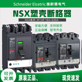 施耐德电气适用于塑壳断路器250A三相四线400安NSX100n空气开关4P 4P N50KANS1600MIC20 N50KANS1600MIC20