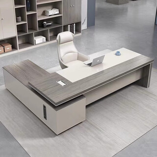 Outa boss desk office desk simple modern president desk manager supervisor desk and chair combination front desk new office furniture 1.8 meters + side cabinet