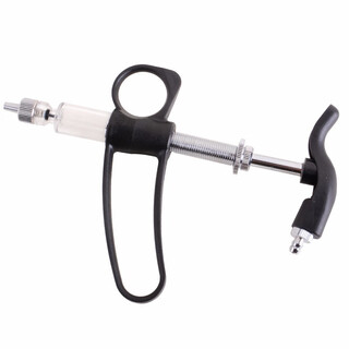 Shanli animal husbandry mule continuous syringe vaccine syringe tube mule s type continuous syringe for poultry, fish and chicken 2ml (1 handful)