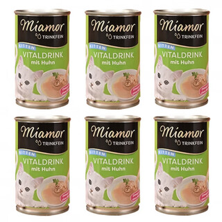 Miami (miamormao) imported from germany miamor miami health soup can soup bag kidney urinary canned cat cheating water god 6 cans gift box vitality soup/kitten (date 26 1 box