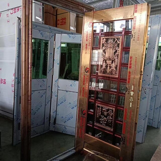 Vinoa 304 однодверная дополнительная дверь из нержавеющей стали для дома на заказ, утолщенная двойная дверь для балкона, верхний этаж, противоугонная дверь из нержавеющей стали, утолщенная матовая розовое золото по индивидуальному заказу (цена за квадратный метр)