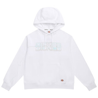 Dickies geometric print logo hooded sweatshirt dk010944 white l