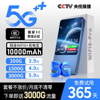 酷米行5G千兆网速移动随身wifi2025新款免预存高速双频充电宝二合一无线wifi6全国通用无线流量车载宽带 5G充电宝款【畅享版】双频多核+1万毫安超长续航