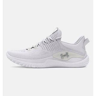 Under armor 3027177 ua dynamic men's sports training shoes cushioning breathable support grip lace white-100 8 8 41 size