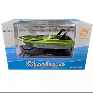 Remote control mini submarine speed submarine ship warship model fish tank submersible underwater electric children's water toy green speed boat standard delivery battery + screwdriver