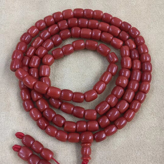 Zhaohao coral bracelet 108 barrel beads bracelet italian sardine coral barrel beads