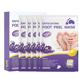 Dr.pedi foot exfoliating mask, natural exfoliation, suitable for dry dead skin, cracked feet, and calluses