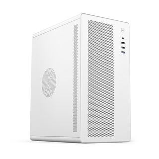 硕一麻雀V280台式机电脑matx迷你机箱白色非侧透mini小尺寸手提主机箱壳家用商务办公桌面搭配玻璃侧透 V280白