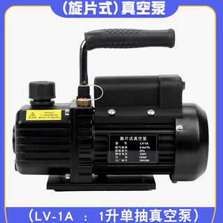 Renjuyi vacuum pump variable frequency air conditioner rotary vane maintenance vacuum pump 12l refrigerator vacuum dual capacitor air pump lv-1a1 liter pump